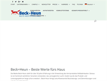 Tablet Screenshot of beck-heun.de